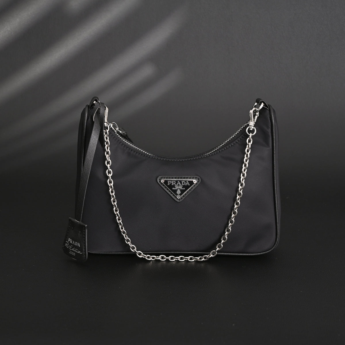 Prada Re-Edition 2005 Nylon Shoulder Bag – Black