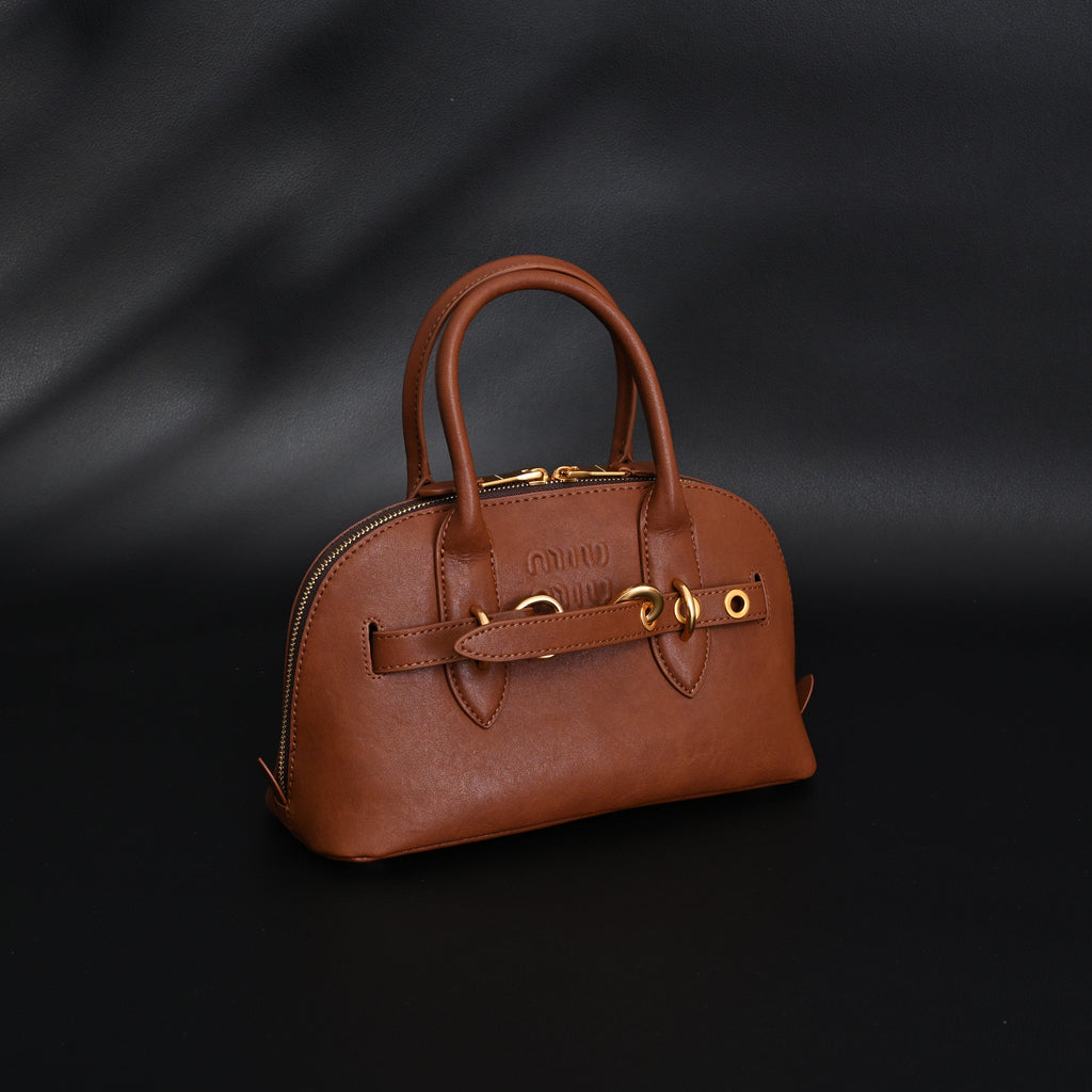 Gucci Horsebit 1955 Brown Leather Top Handle Bag