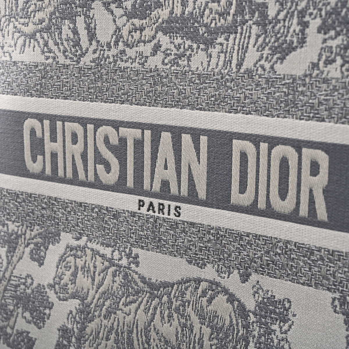 Christian Dior Large Book Tote – Toile de Jouy Embroidery