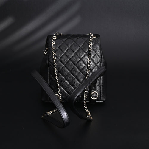 Chanel Duma Backpack – Black Quilted Lambskin with Gold-Tone Hardware (24A Collection)